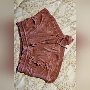 Stars Above Cozy Brown Shorts